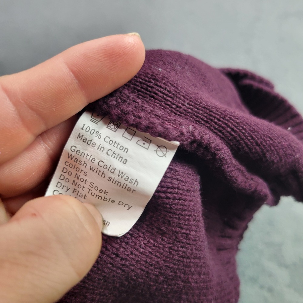Hanna Andersson Girls Purple Plum Cardigan Sweater Bundle Size 100 3T 4T 2 Pack - Picture 9 of 12